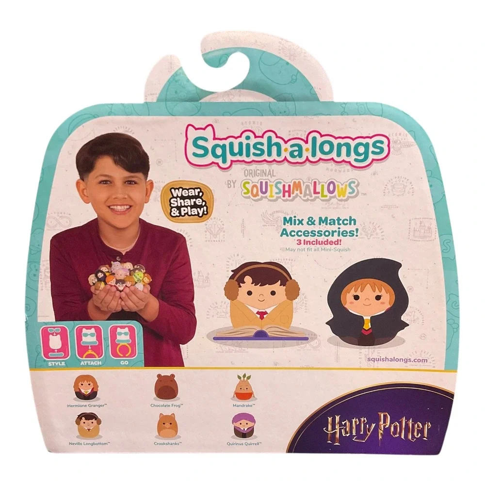 Harry Potter Squish-a-longs Series 1 Mini-Squish 9 Piece Set Squishmallows NEW